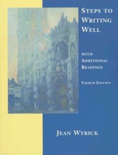 Steps to Writing Well: With Additional Readings: 9780155054516: Literature Books @