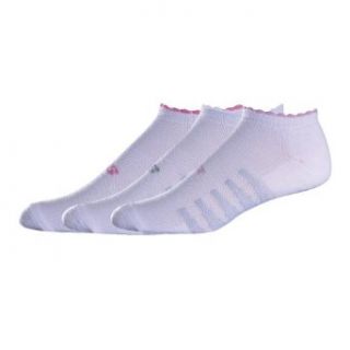New Balance Women's Coolmax Picot LC3 Sock, White/Pink, White, White/Plum, Medium Clothing