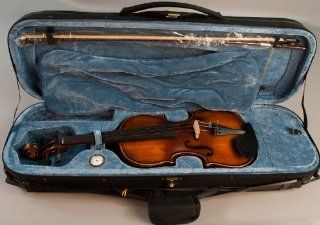 NEW PRO FULL SIZE 4/4 ACOUSTIC ELECTRIC VIOLIN w/ DELUXE CASE + EXTRAS Musical Instruments