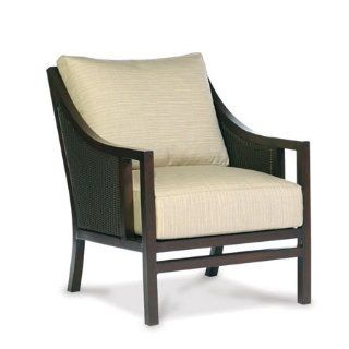 Thos. Baker Audrey Wicker Cushion Outdoor Club Chair in cilantro  Patio Lounge Chairs  Patio, Lawn & Garden