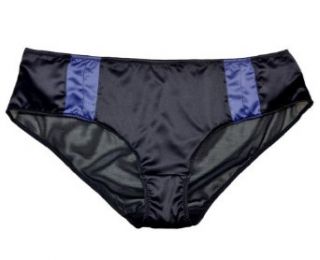 Eda2001 Women's Panties Satin Lace XL Black at  Womens Clothing store