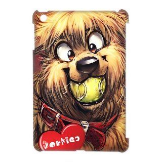 Charming Yorkie Dog Ipad Mini Case Cover Baseball: Cell Phones & Accessories