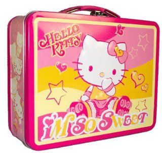 Hello Kitty Sanrio I'm So Sweet Tin Tote Lunchbox   Lunch Boxes