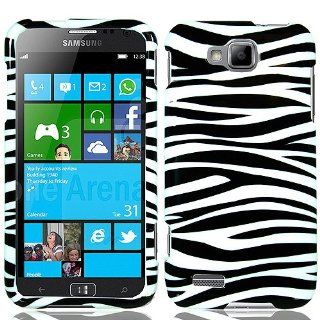 Black White Zebra Stripe Hard Cover Case for Samsung ATIV S SGH T899 SGH T899M: Cell Phones & Accessories