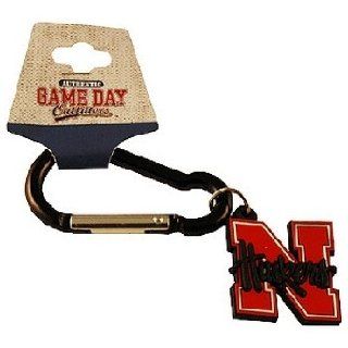 NCAA Nebraska Cornhuskers PVC Carabiner Keychain : Key Chains : Sports & Outdoors
