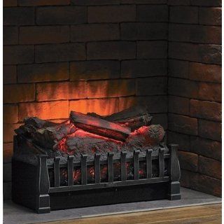1350 Watt Electric Log Set Fireplace Insert Space Heater   4600 BTU Home & Kitchen