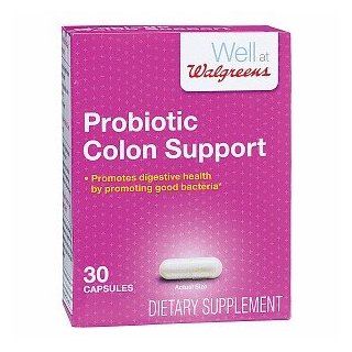  Probiotic Colon Support Capsules, 30 ea Health & Personal Care