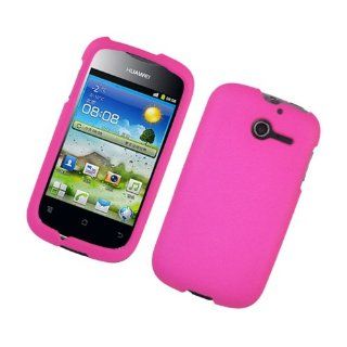 LF Pink Hard Case Proctor Cover, Lf Stylus Pen and Screen Wiper Bundle Accessory for StraightTalk Huawei Ascend Y M866: Cell Phones & Accessories