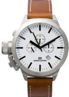 Danish Design IQ12Q888 Stainless Steel Case White Dial Chronograph Mens Watch: Watches