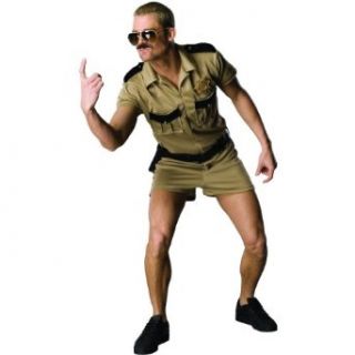 Rubies Reno 911 Cop Lt. Dangle Police Officer Halloween Costume  Adult Mens: Clothing