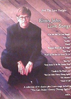 Elton John Promo Poster Love Songs  Prints  