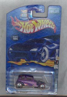 Hot Wheels 2002 104 Purple '32 Ford Vicky 35th Anniversary 164 Scale Toys & Games