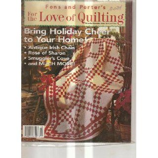 For the Love Of Quilting Magazine, November/December 2000 (Volume 5, Number 6): Marianne Fons & Liz Porter: Books
