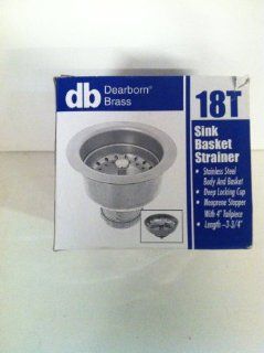 Dearborn Brass Stainless Steel Sink Basket Strainer 18T   Kitchen Sinks  