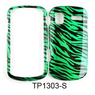 Samsung Focus/Cetus i917 Transparent Design, Green Zebra Print Hard Case/Cover/Faceplate/Snap On/Housing/Protector: Cell Phones & Accessories