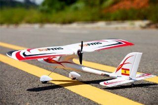 FMS 900mm Red Dragonfly RC Airplane Ready to Fly   Durable EPO Foam: Toys & Games