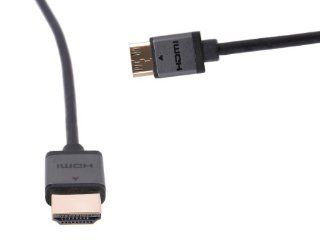 FORSPARK Ultra Slim 36AWG Prime High Speed HDMI Cable with Ethernet（6 Feet/1.8 Meter),Metal Dark Gray Case ,HDMI Connector A to C Type,Support HDMI Ethernet,Audio Return Channel,3D,4K[Newest Standard]: Electronics
