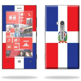 MightySkins Protective Skin Decal Cover for Nokia Lumia 920 Cell Phone AT&T Sticker Skins Dominican flag: Cell Phones & Accessories