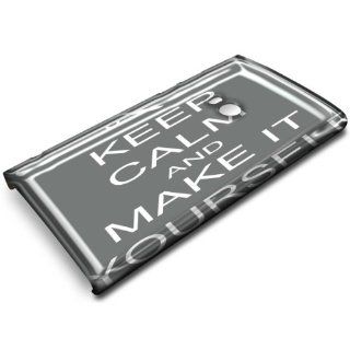 "Keep Calm" 10055, Keep Calm And Make It Yourself, Designer 3D Hard printed case for Nokia Lumia 920. Gloss Finish.  Sports Fan Cell Phone Accessories  Sports & Outdoors
