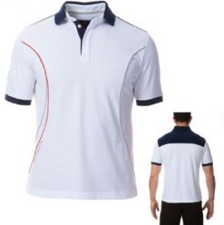 Beretta Men's Pro Polo Shirt, White, Large MT2571020140L at  Mens Clothing store