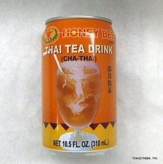 Honey Bee Brand   Thai Tea Drink (10.5 Fl. Oz.) : Grocery Tea Sampler : Grocery & Gourmet Food
