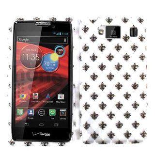 Motorola Droid RAZR MAXX HD XT926 Saints Fleur De Lis Gray Case Cover Faceplate Cell Phones & Accessories