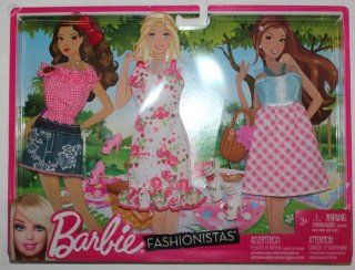 Barbie Fashionistas Country Picnic Outfits Doll Accessories: Toys & Games