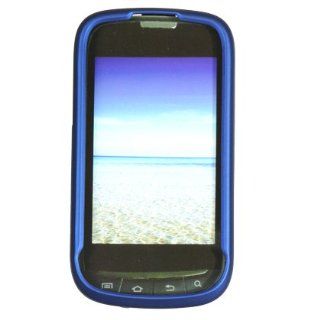Samsung Transform Ultra (SPH M930) Snap On Protector Case   Rubberized Blue: Cell Phones & Accessories