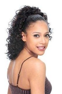 Model Model Glance Drawnstring Ponytail Cha Cha Girl #1b/350 : Hair Replacement Wigs : Beauty