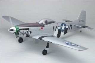 P 51D Mustang 90 ARF Nitro RC Airplane: Toys & Games