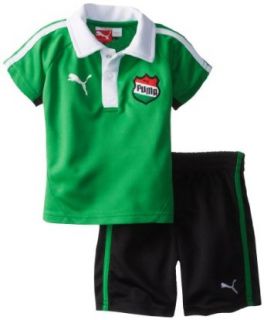 Puma   Kids Baby Boys Infant Country Perf Set, Fern Green, 12 Months: Clothing