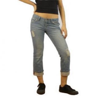 Womens Americna Eagle Outfitters Vintage Denim Capri Pants   (Size: 0): Clothing
