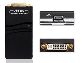 USB2.0 UGA Multi display Adapter (Black): Electronics