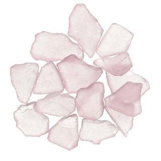 Frosted Pale Pink Sea Glass   For Creating Pathways for Fairy Gardens, Gnome Villages or Using for Vase Fillers or Table Scatters   Approximately 3 Lb.: Arts, Crafts & Sewing