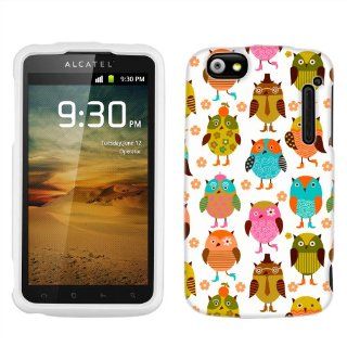Alcatel One Touch 960c Colorful Owls Phone Case Cover: Cell Phones & Accessories