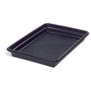 New Pig PAK921 LDPE Utility Containment Tray, 17.95 Gallon Capacity, 40 1/4" Length x 28 1/4" Width x 5" Height, Black: Science Lab Trays: Industrial & Scientific