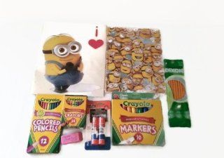 Despicable Me 2 Spiral, Folder, Crayola Crayons & Color Pencils, Glue, Eraser : Office Products : Office Products