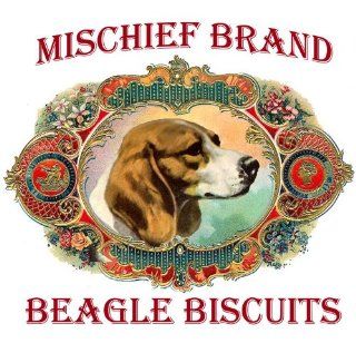 Beagle Collectible Biscuit Tin with Dog Biscuits : Pet Snack Treats : Pet Supplies