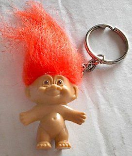 RUSS TROLL KEYCHAIN with Orange Hair [Key Ring]: Everything Else