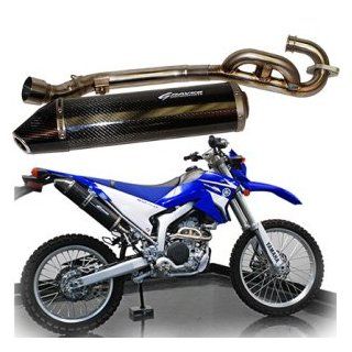 08 10 YAMAHA WR250X: Graves Works Stanless Full System Exhaust   Carbon Fiber Can: Automotive