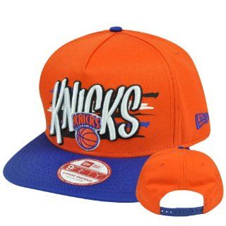 New Era 9Fifty 950 NBA New York Knicks NE Pinna Snapback Hat Cap A Frame S/M : Sports Fan Baseball Caps : Sports & Outdoors