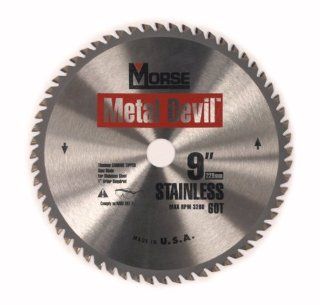 MK Morse CSM960SSC Metal Devil: 9" Stainless Steel Cutting Circular Saw Blade    