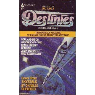 Destinies Aug. Sept. '79   Vol. 1, No. 4: Frank; Card, Orson Scott; Saberhagen, Fred; Sheffield, Charles; Baen, Jim (Editor) Herbert: Books