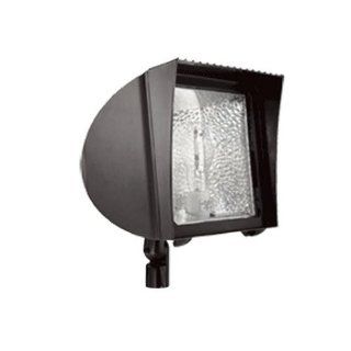 RAB Lighting FXF52QTW/PC2 Compact Fluorescent Flex Floodlight with 1/2" Heavy Duty Swivel Arm, Triple 52W Type, Aluminum, 52W Power, 3600 Lumens, 277V Button Photocell, Electronic QT Ballast, White: Fluorescent Lamps: Industrial & Scientific