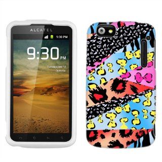 Alcatel One Touch 960c Safari Skin Motley Phone Case Cover: Cell Phones & Accessories