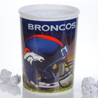 NFL Denver Broncos Plastic Football Wastebasket  Sports Fan Notepad Holders  Sports & Outdoors