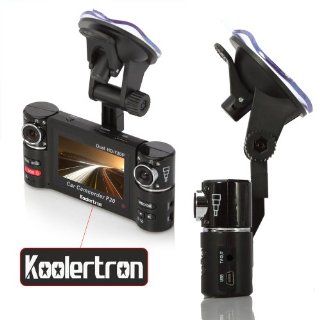 Koolertron 2.7Inch F20 Double Lens 1440*1280 720P HD Car Vehicle Video Recorder With USD HDMI TV Por/G sensor/MIC/Speaker : Vehicle Backup Cameras : Car Electronics