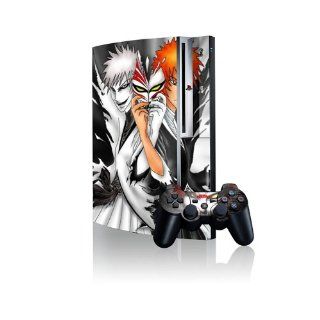 Japanese Anime bleach Design Vinyl Skins for Playstation3 Slim (Ps3 Slim) Game Console Protector Art Decal Sticker(including 2 Controller Skins): Video Games