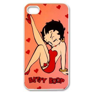 Custom Betty Boop Cover Case for iPhone 4 4s LS4 970: Cell Phones & Accessories