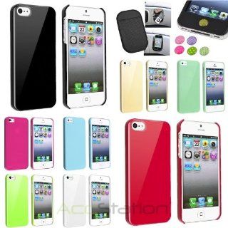 XMAS SALE!!! Hot new 2014 model Color Design Plastic Hard Case+Anti Slip Mat+Sticker For iPhone 5 5S 5th Gen 5GCHOOSE COLOR: Cell Phones & Accessories